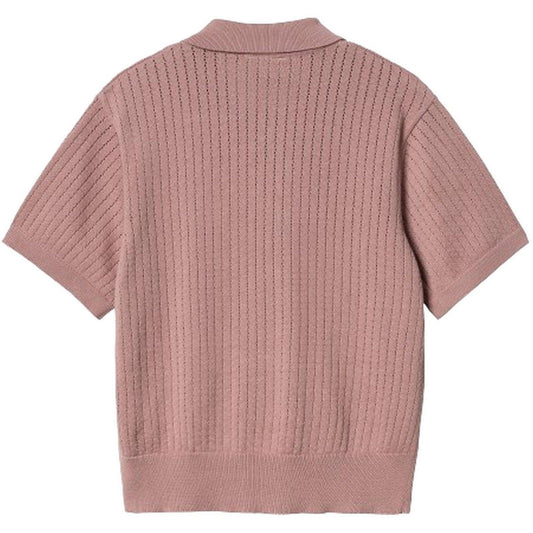 Polo Donna Carhartt Wip - W' S/S Norlina Polo - Fucsia