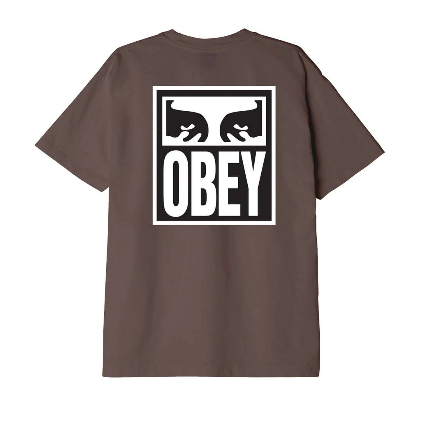 T-shirt Uomo Obey - Obey Eyes Icon 2 Heavyweight Tee - Fango