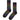 Unisex Happy Socks – Pilz-Streifensocke – Schwarz