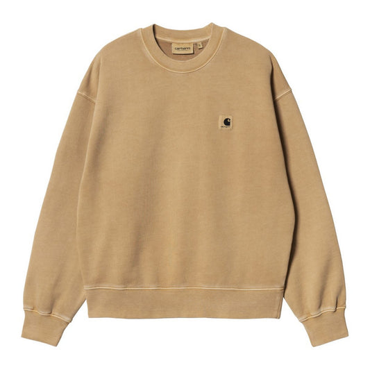 Felpe senza cappuccio Donna Carhartt Wip - W' Nelson Sweat - Marrone