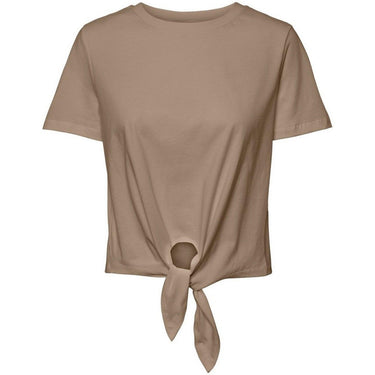 Bluse Donna Pieces - Pctia Tie Tee Noos Bc - Avorio