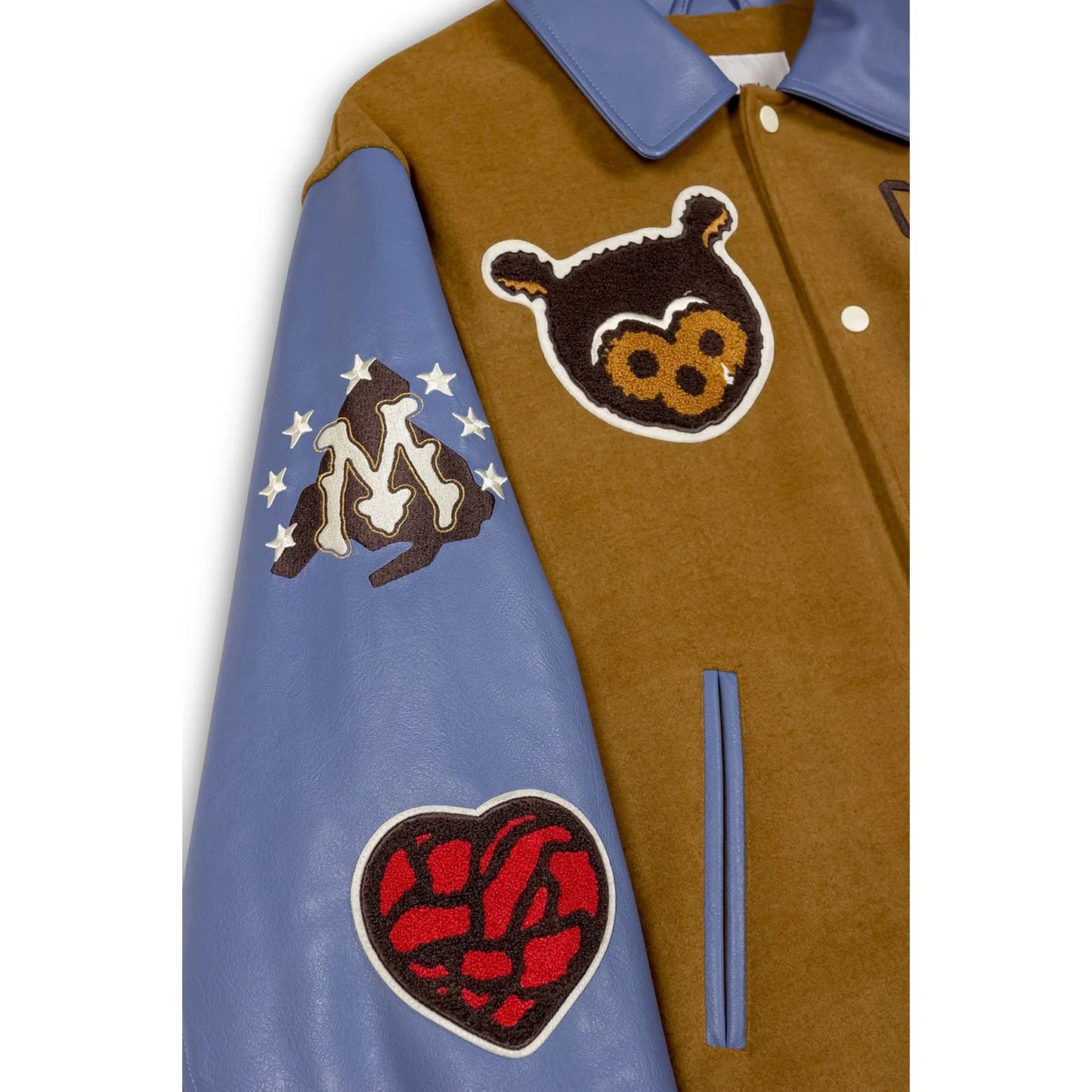 Giubbotti Uomo Grmy - Baseball Jacket - Marrone