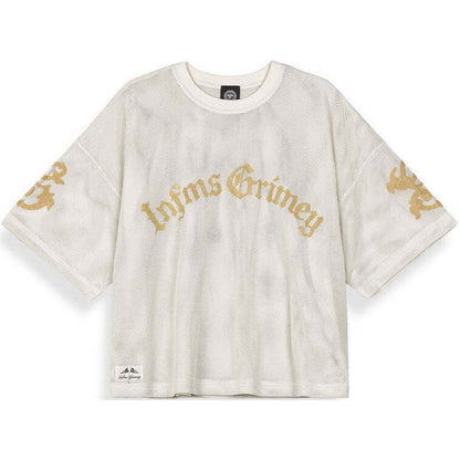 T-shirt Uomo Grmy - Chief Watcher Mesh Boxy Tee - Bianco