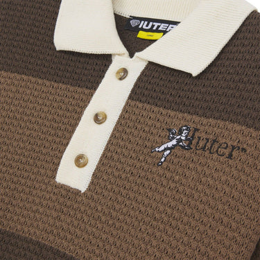 Polo a manica lunga Uomo Iuter - Souls Knit Polo - Marrone