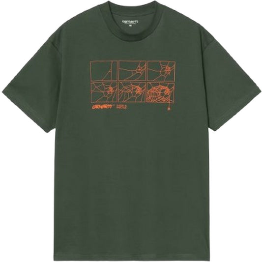 T-shirt Uomo Carhartt Wip - S/S Theory And Practice T-S - Verde