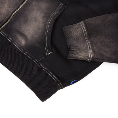 Felpe con cappuccio Uomo Awake - Collegiate Arch Zip Hoodie - Nero