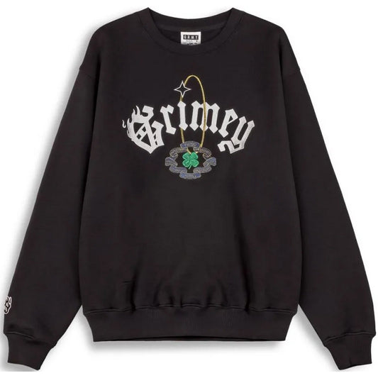 Felpe senza cappuccio Uomo Grmy - Saoirse Vintage Crewneck - Nero