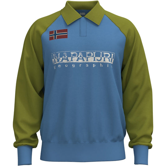 Polo a manica lunga Uomo Napapijri - B-Reflect Polo - Blu