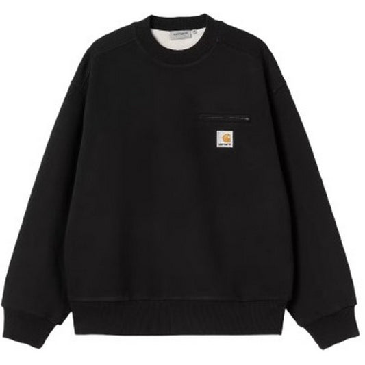 Felpe senza cappuccio Uomo Carhartt Wip - Detroit Sweat - Nero