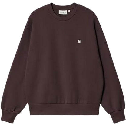 Felpe senza cappuccio Donna Carhartt Wip - W' Casey Sweatshirt - Marrone