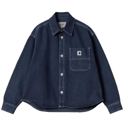 Giacche Donna Carhartt Wip - W' Georgia Shirt Jac - Blu