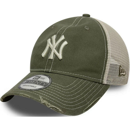 Cappellini da baseball Unisex New Era - Cotton Canv 9Twenty Trucker - Grigio