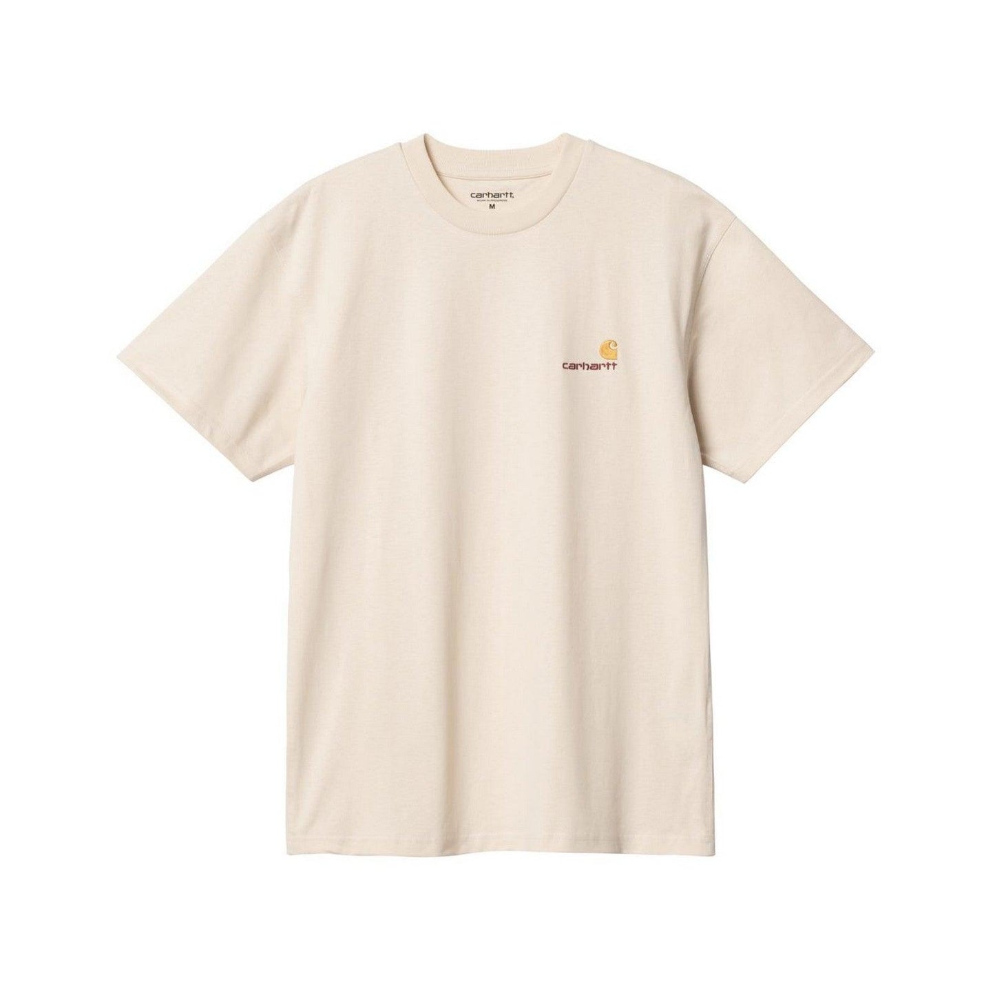 T-shirt Uomo Carhartt Wip - S/S American Script - Beige