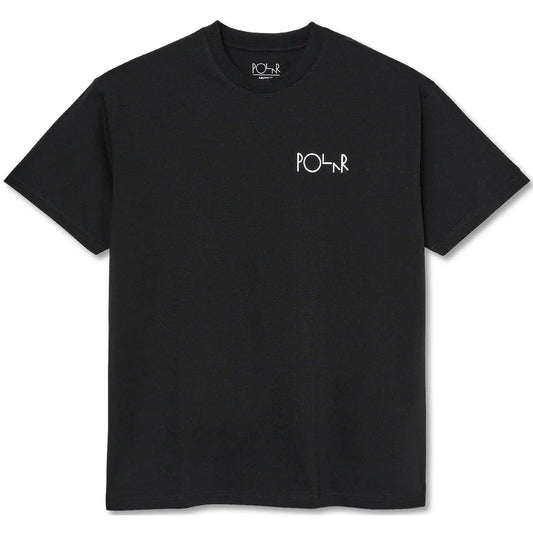 T-shirt Uomo Polar - Polar Skate Co. Stroke Logo Tee - Nero