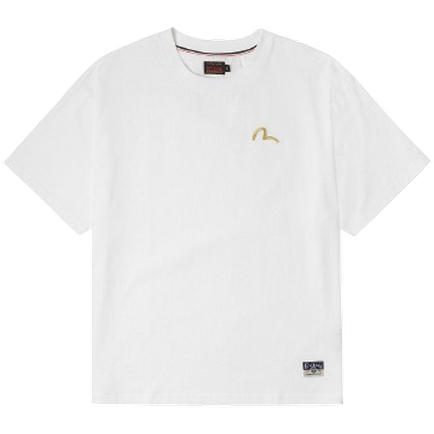 T-shirt Uomo Evisu - Ht, Seagull Emb. Ss Tee - Bianco