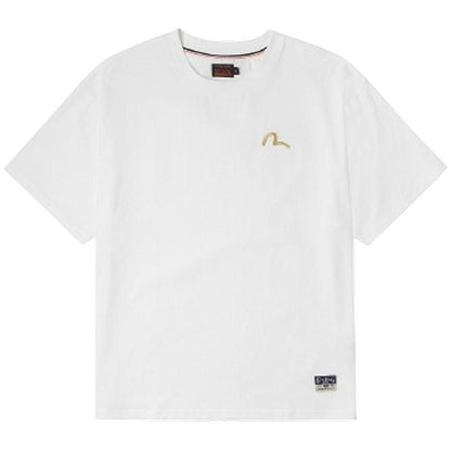 T-shirt Uomo Evisu - Ht, Seagull Emb. Ss Tee - Bianco