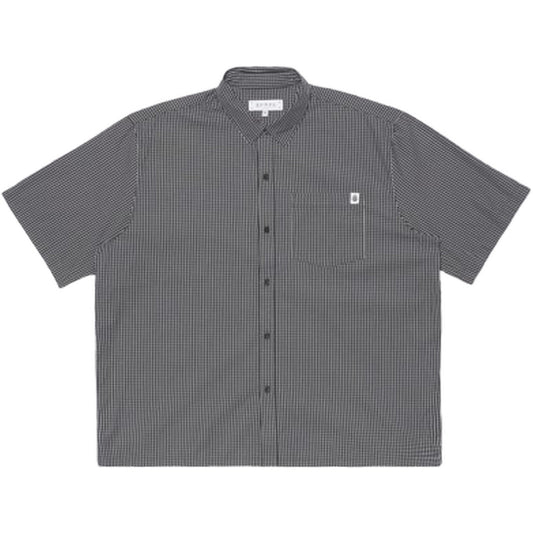 Camicie casual Uomo Edwin - Millbury Shirt Ss - Nero