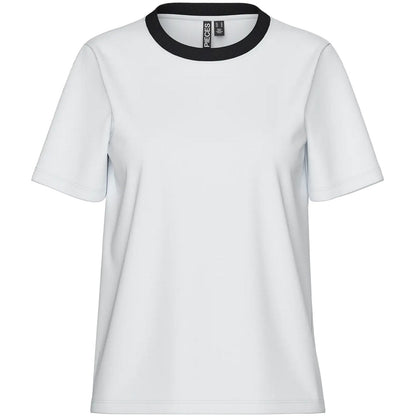 T-shirt Donna Pieces - Pcria Ss Solid Tee Noos Bc - Nero