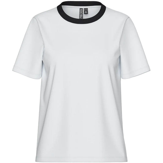 T-shirt Donna Pieces - Pcria Ss Solid Tee Noos Bc - Nero