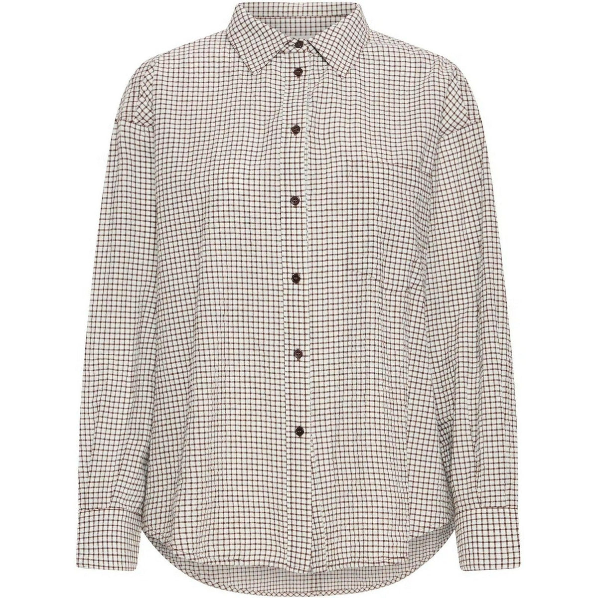 Camicie Donna Ichi - Ihfeja Sh - Marrone