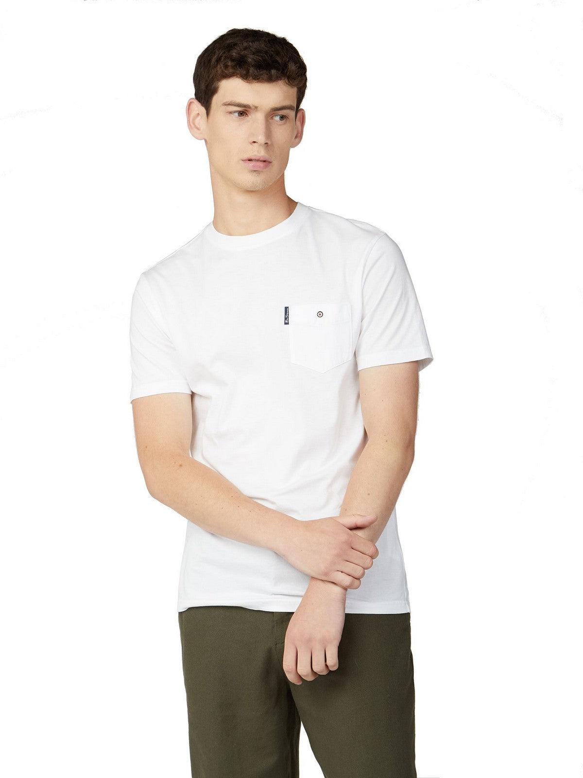 T-shirt Uomo Ben Sherman - Signature Pocket Tee - Bianco