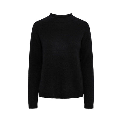 Maglie Donna Pieces - Pcjuliana Ls O-Neck Knit Noos Bc - Nero