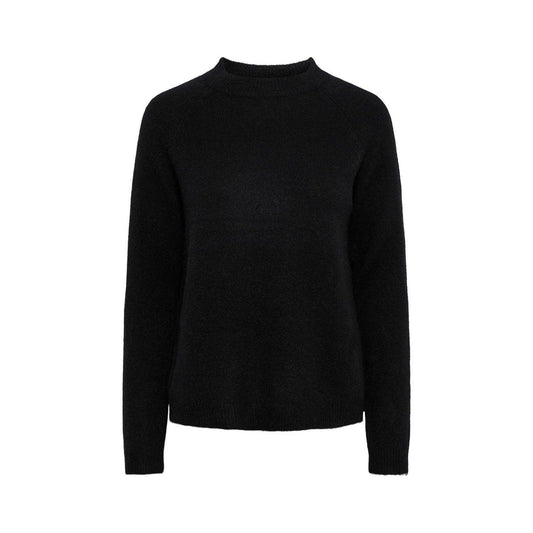 Maglie Donna Pieces - Pcjuliana Ls O-Neck Knit Noos Bc - Nero