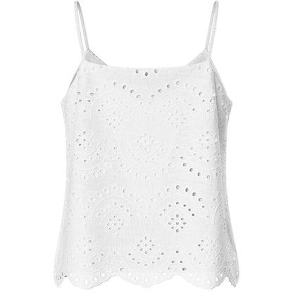 Canotte e top Donna Pieces - Pcvilde Strap Top Noos - Bianco