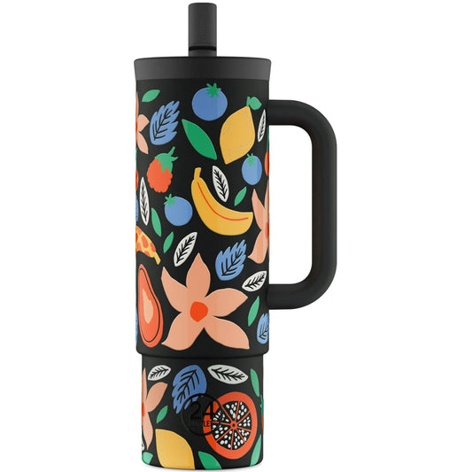 Thermos per bibite Unisex 24bottles - Straw Cup 800 - Nero