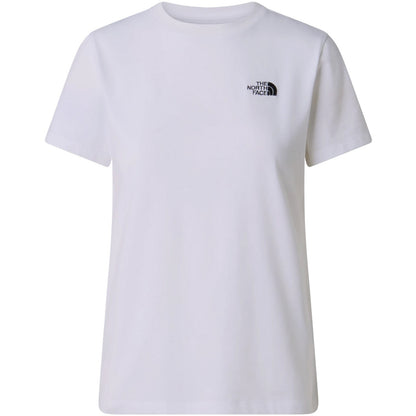 T-shirt Donna The North Face - W Evolution Simple Dome Slm Short Sleeve - Bianco