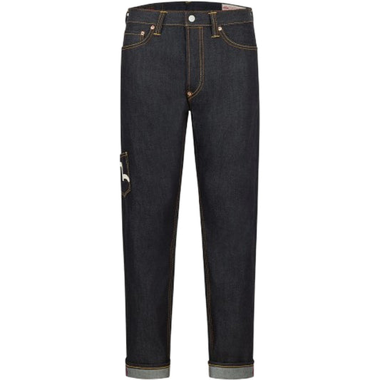 Jeans Uomo Evisu - Ht, Multi Pocket Denim Jeans - Nero