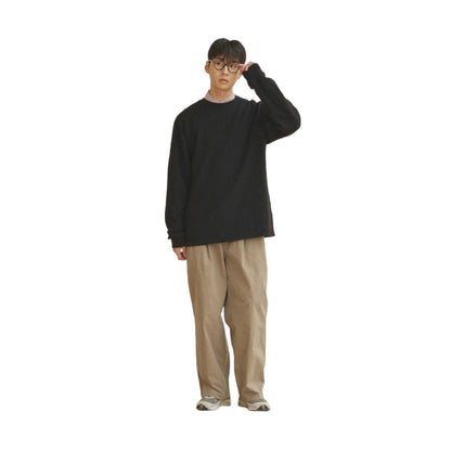 Pantaloni Uomo KAPPY DESIGN - Two Tuck Wide Cn Pants - Beige