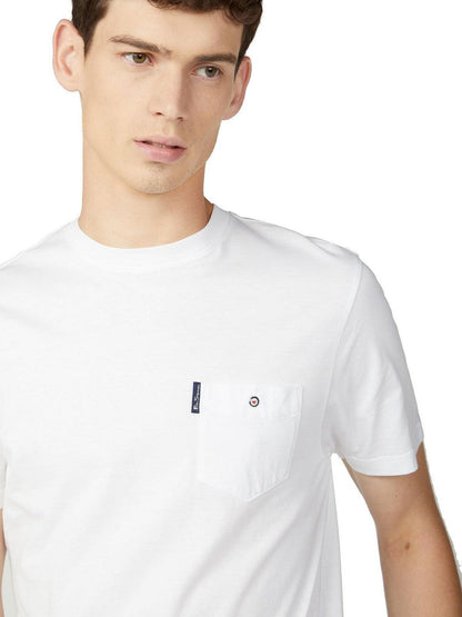 T-shirt Uomo Ben Sherman - Signature Pocket Tee - Bianco