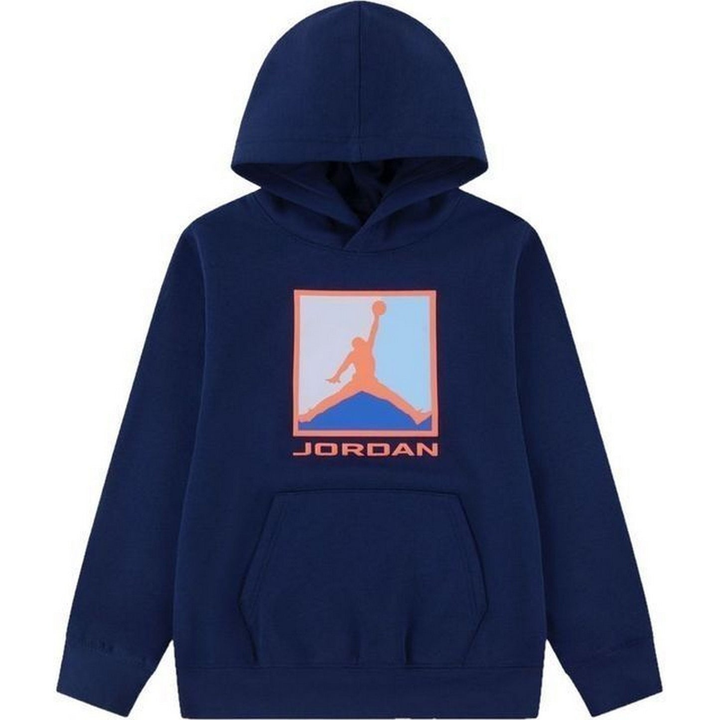 Felpe con cappuccio Ragazzi Unisex Jordan - Jdb Mj Ess Flc Baseline Po - Blu