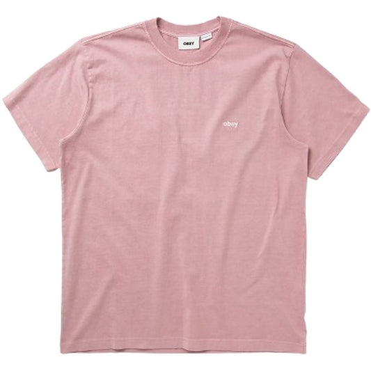 T-shirt Unisex Obey - Lowercase Pigment Tee Ss - Lavanda