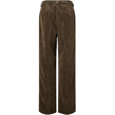 Pantaloni Donna Pieces - Pcaudre Cord Hw Pants Bc - Marrone