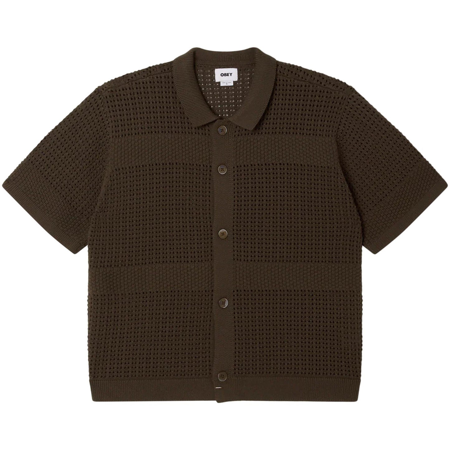 Camicie casual Uomo Obey - Obey Zach Sweater Shirt - Verde