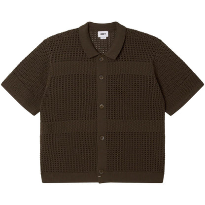 Camicie casual Uomo Obey - Obey Zach Sweater Shirt - Verde