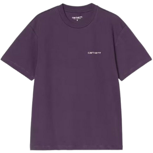 T-shirt Donna Carhartt Wip - W' S/S Script Embroidery T-S - Viola