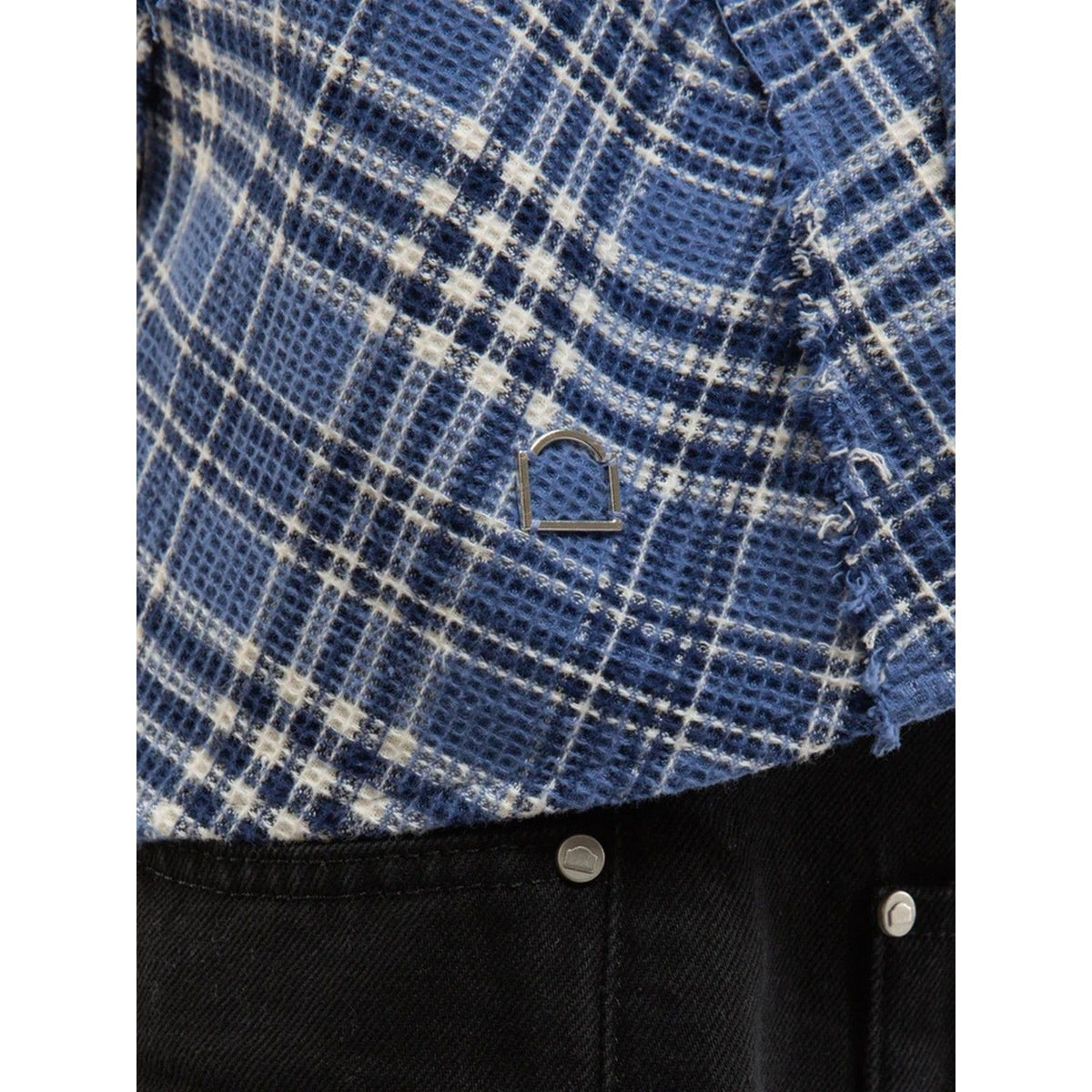 Camicie casual Uomo Reternity - Le Tisse Waffle Shirt - Blu