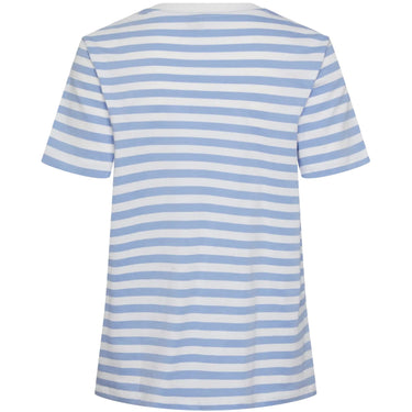 Camiseta mujer Pieces Pcria Ss Tee Stripes Noos Bc - Multicolor