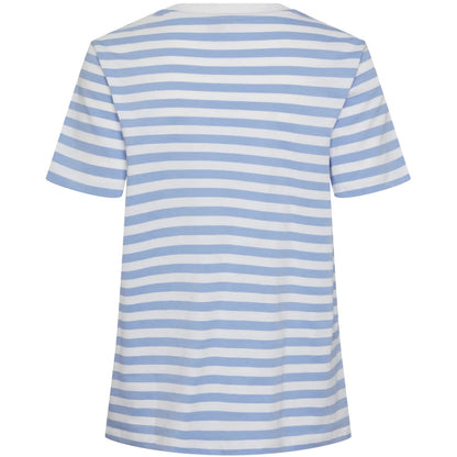 T-shirt Donna Pieces - Pcria Ss Tee Stripes Noos Bc - Multicolore
