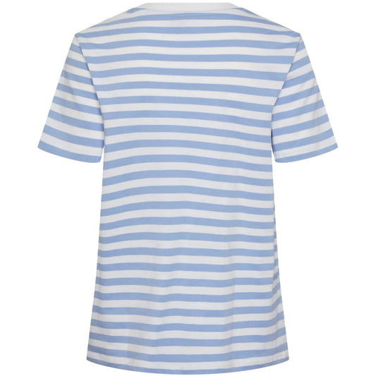 T-shirt Donna Pieces - Pcria Ss Tee Stripes Noos Bc - Multicolore