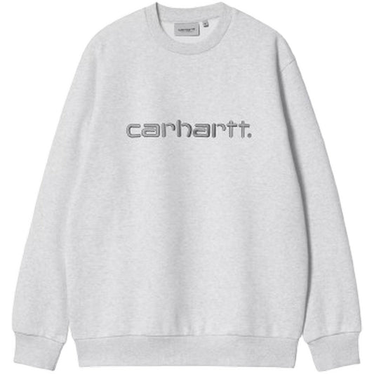 Felpe senza cappuccio Donna Carhartt Wip - W' Carhartt Sweat - Grigio