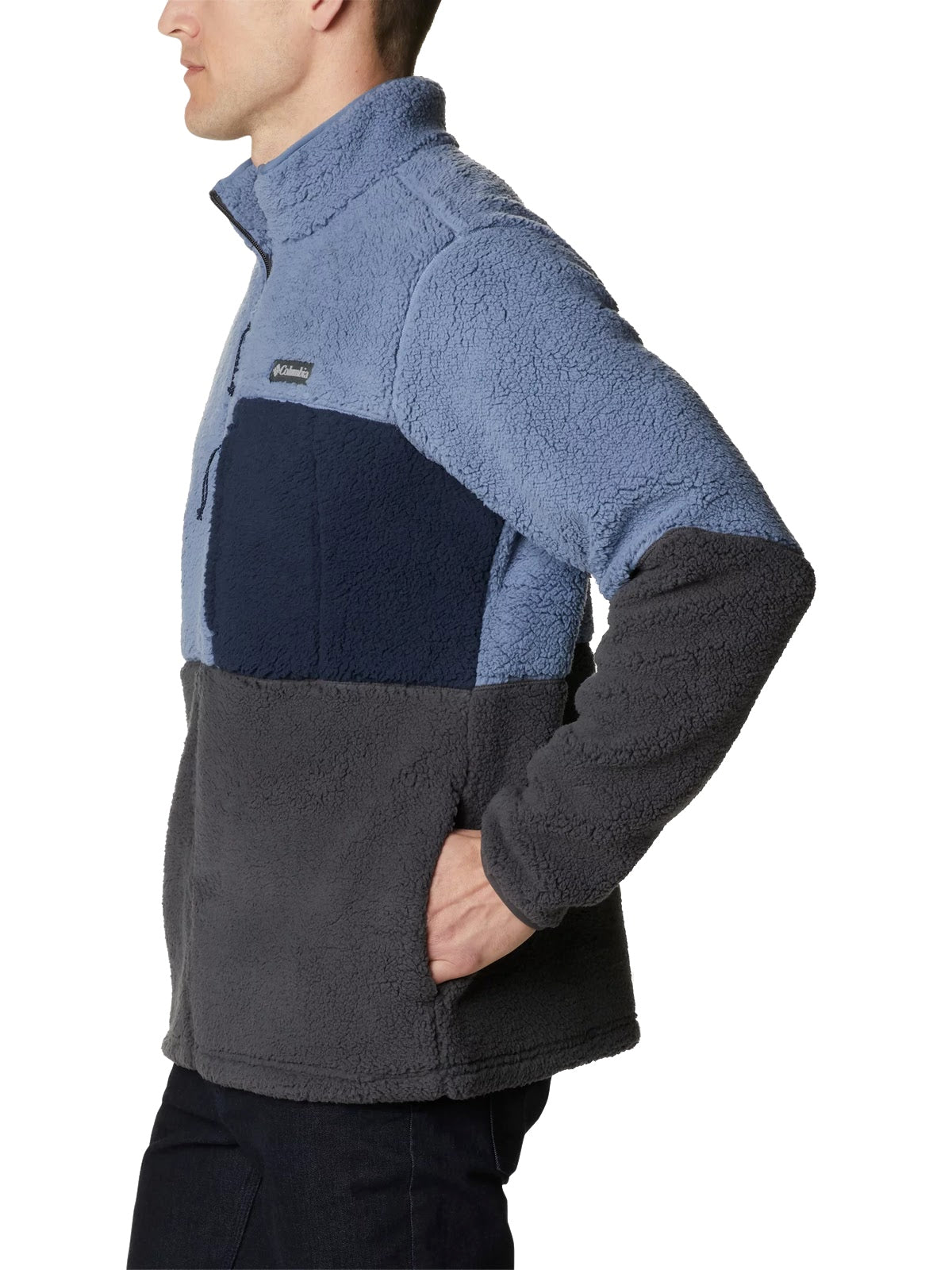 Giubbini Uomo Columbia - Mountainside™ Heavyweight Fleece - Blu