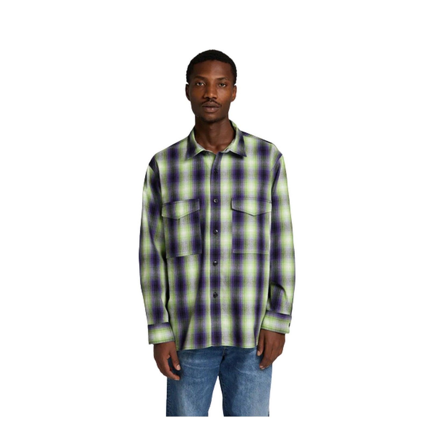 Camicie casual Uomo Edwin - Big Shirt Ls - Viola