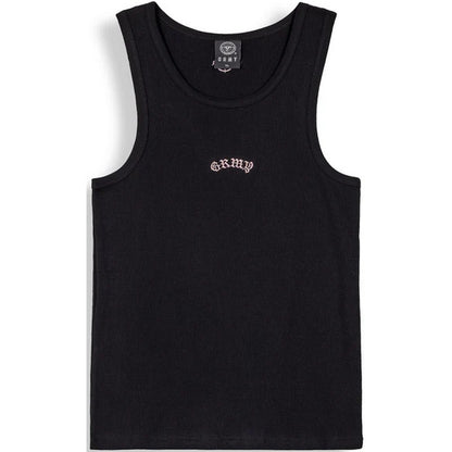 Canotte Uomo Grmy - Chief Watcher Waffle Fitted Tank Top - Nero