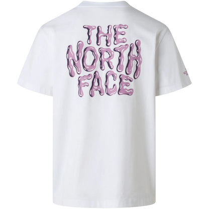 T-shirt Uomo The North Face - M Drip Logo Relaxed Short Sleeve Tee-Gra - Bianco