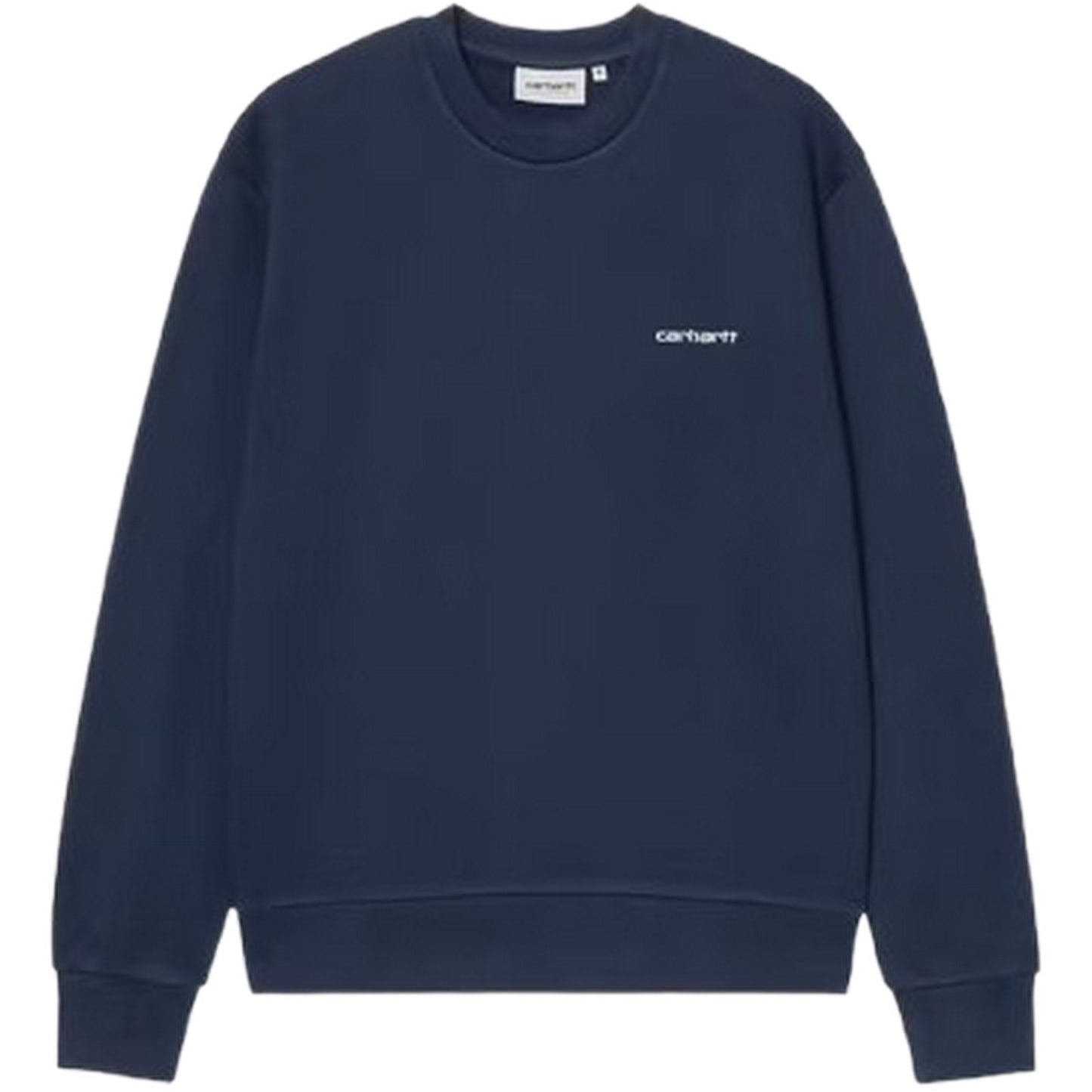 Felpe senza cappuccio Uomo Carhartt Wip - Script Embroidery Sweat - Blu