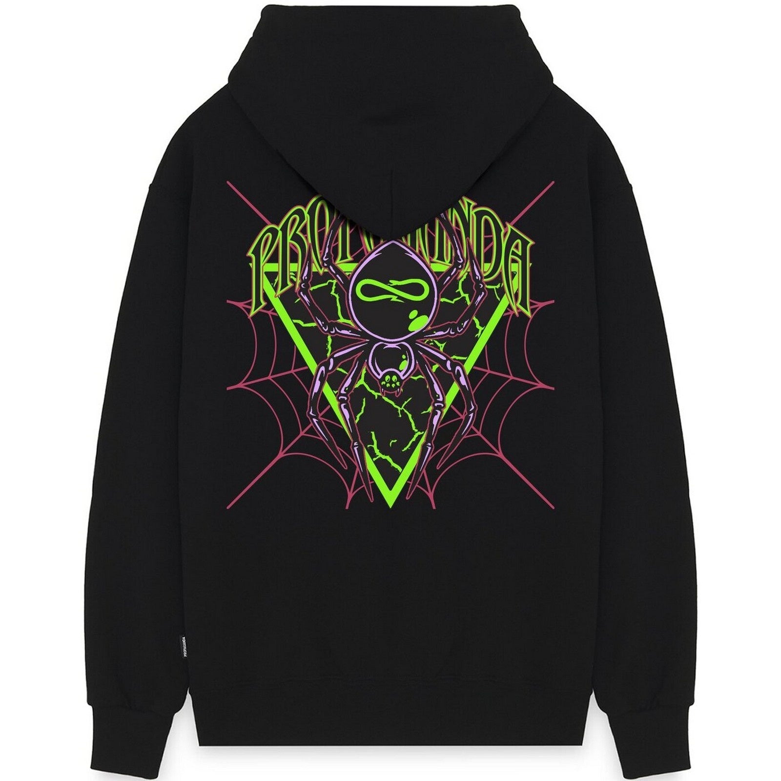 Felpe con cappuccio Uomo Propaganda Felpa Triangle Web Nero